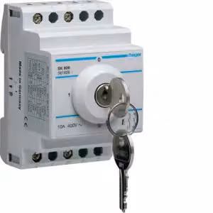 Interruttore a chiave 10 A, 400 V, bipolare, 3 poli