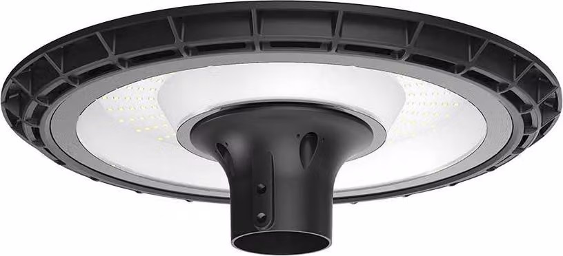 V-TAC VT-10121 Lampione LED da Giardino 120W pali ∅60mm Nero lampada 38x38x12cm 4000K IP65 - 23053