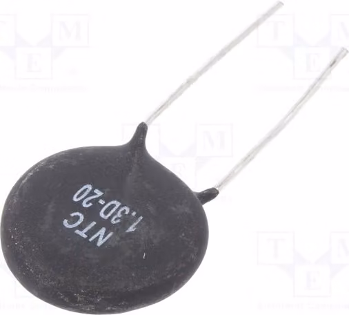 2 termistori NTC, montaggio a traversa (THT), 21,5 mm, 1,3 Ω, -55 ÷ 200 °C, modello NTCS-21-1R3-9, marca NTC, termistori