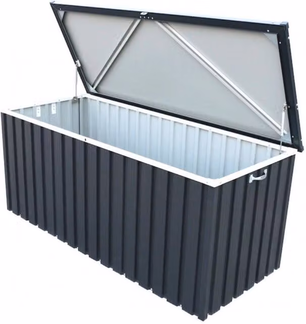 Baule Porta Attrezzi in Metallo 770 litri antracite Duramax