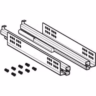 Geberit 245190001 Set di guide per cassetti