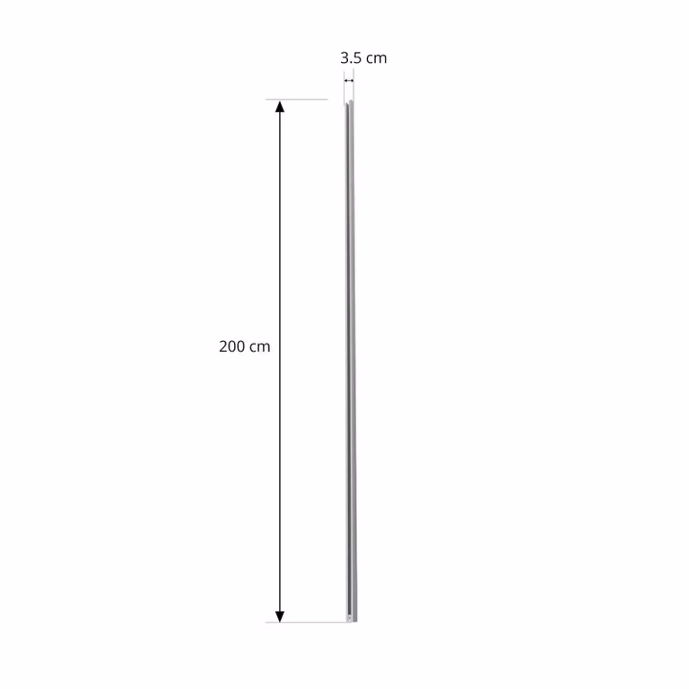 Binario elettrico Lindby Linaro, 2 m, bianco, sistema binario monofase Linaro, Bianco / Opale, Corridoio, Alluminio, Moderno, Lampada a binario