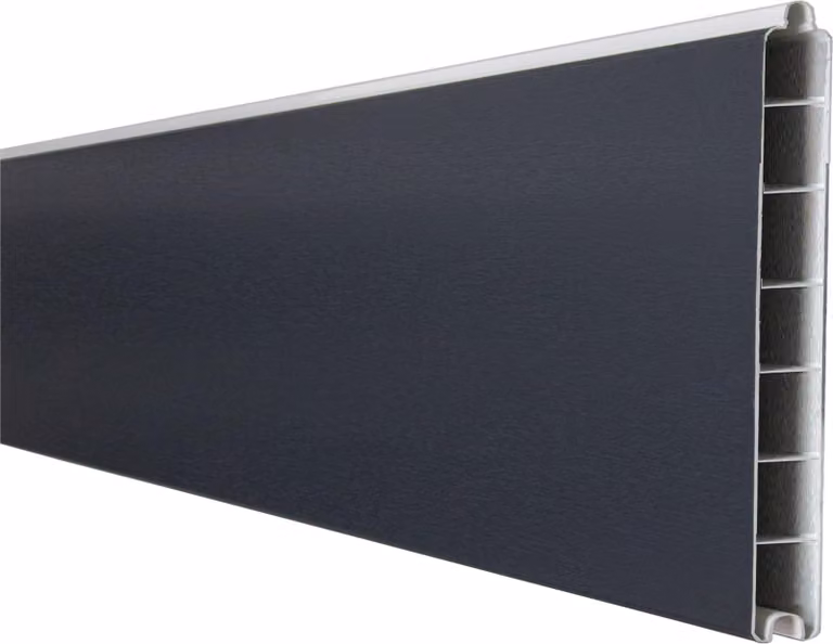 Sistema a innesto GroJa BasicLine PVC profilo singolo stretto grigio antracite