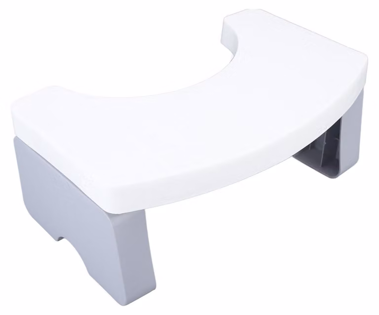 Solidchoice - Poggiapiedi pieghevoli per il water - Realizzati in plastica PP resistente - Supporto antiscivolo - Adatti per adulti - Benefici per la salute - Risparmio di spazio - Scaletta per il water