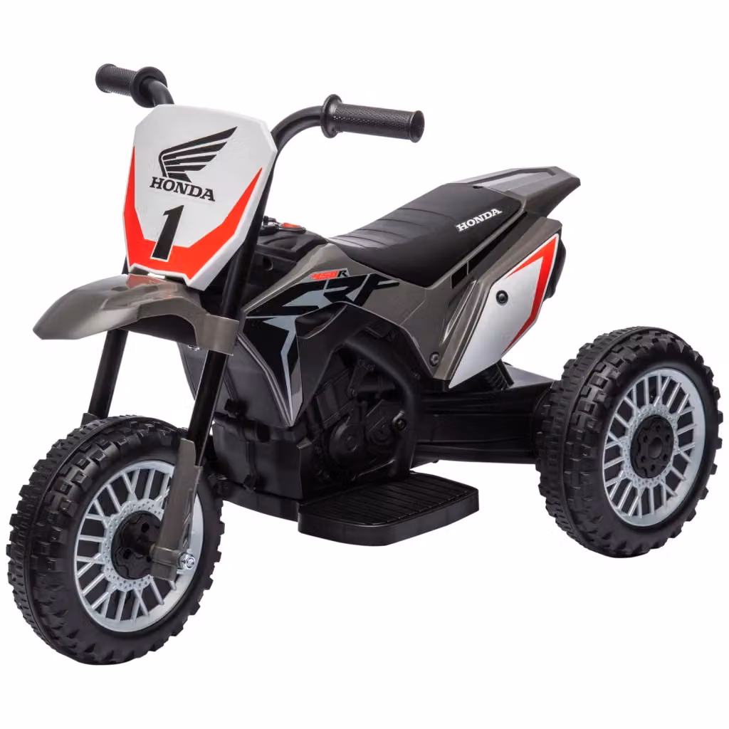Moto Elettrica per Bambini Honda CRF450RL Xylo Grigio e Nero L: 71 cm, P: 40,5 cm, H: 43,5 cm – 2