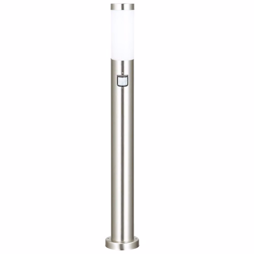 Luce da esterno in acciaio inox con rilevatore di movimento