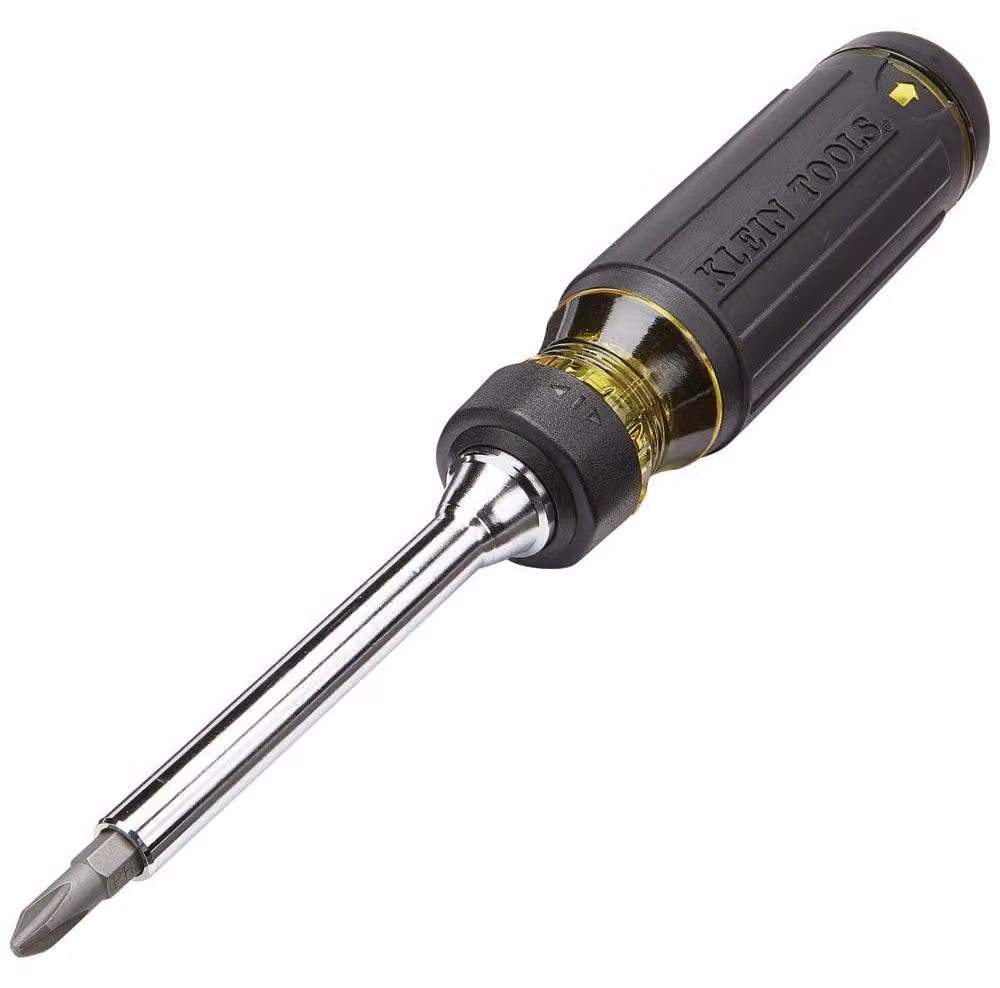 Klein Tools 32305, cacciavite a rinvio multifunzione, 15 in 1, con punta a croce
