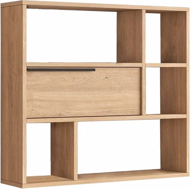 Mensola da parete in legno Calvin HANAH HOME Marrone L: 90 cm, P: 22 cm, H: 81 cm