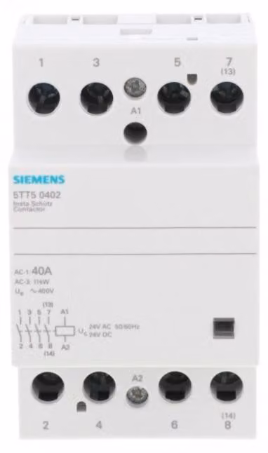 Contattore Siemens INSTA Contattore di installazione 5TT5040-2 Installazione serie IP20 5TT50402