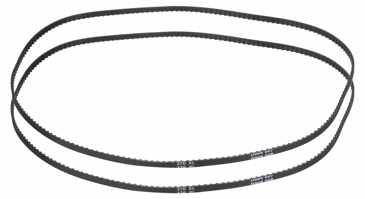 Cinghia di distribuzione in gomma, composta da 2 pezzi, modello 376-XL-025, con 188 denti e una lunghezza di 37,6 pollici