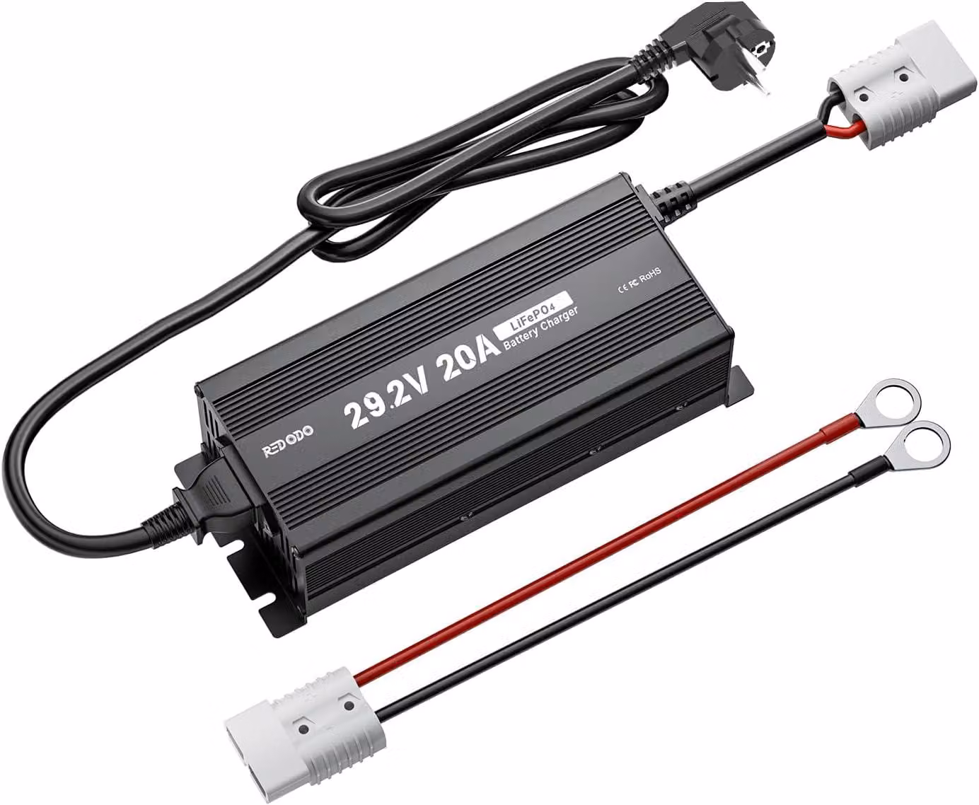 Caricabatterie LiFePO4 - Caricatore per batterie - Stazione di ricarica per batterie - Adattatore di ricarica - Alimentatore