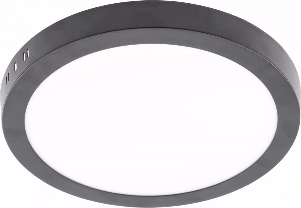 GTV LED apparecchio da soffitto LD-ORN24W-NBP-10 ORIS Plus 24W da incasso nero, n