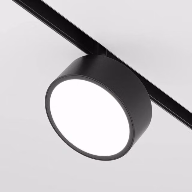 Maytoni Lampada da binario moderna Exility Rado con LED integrato, nero, in alluminio, dimmerabile con telecomando