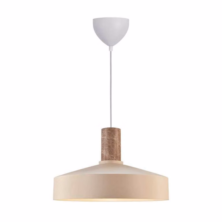 Nordlux Lampada a sospensione Elvas, dimmerabile, Crema / Ambra, Soggiorno / Sala da pranzo, Metallo, Scandinavo, Lampada a sospensione