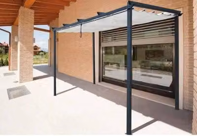 GAZEBO IN METALLO AZORES VERANDA MT. 3X4 GAZEBI ARREDO SUPER OFFERTA