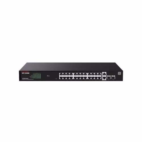 Switch IP-COM G2228P-24-410W Cloud Managed con 26 porte Gigabit Ethernet, 2 porte SFP e PoE con budget totale di 410W, Nero – 2