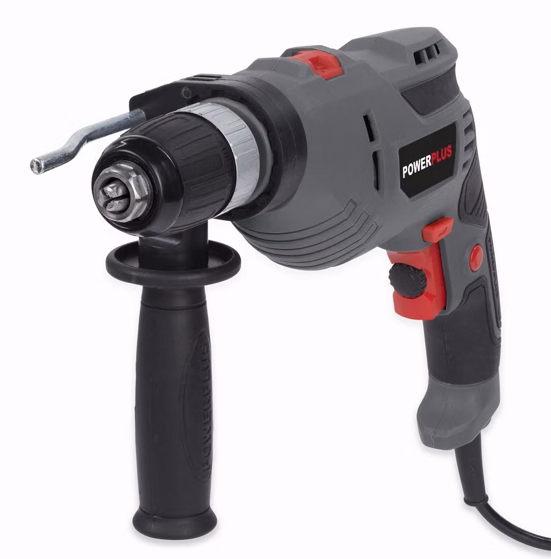 Trapano a percussione 720 watt per acciaio, calcestruzzo, legno - con arresto di profondità