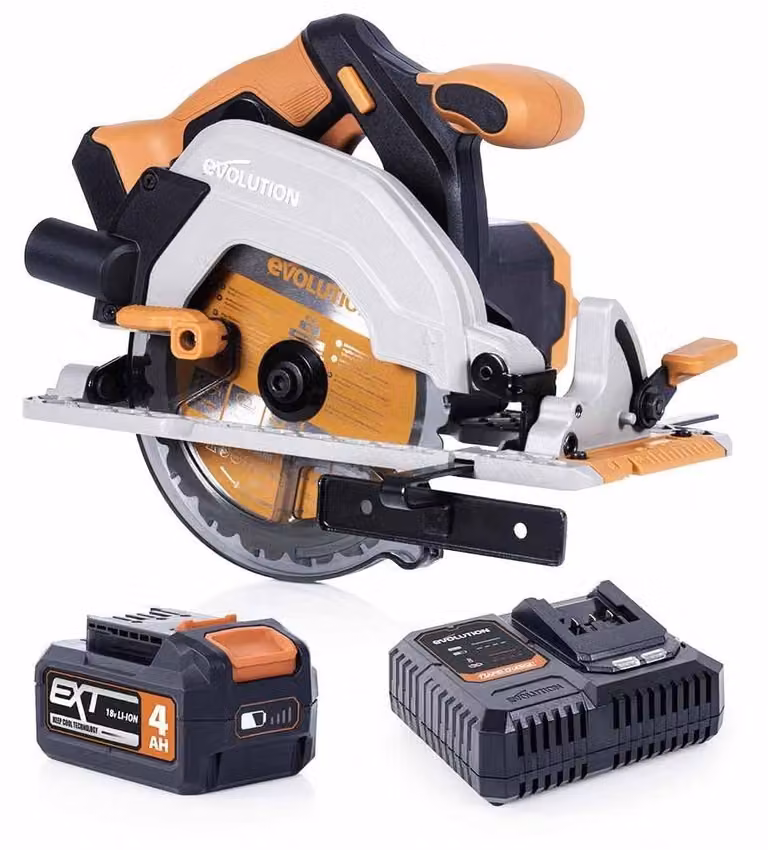 Sega circolare a batteria - Lama da 165 mm - Potenza 850 W - Batteria al litio
