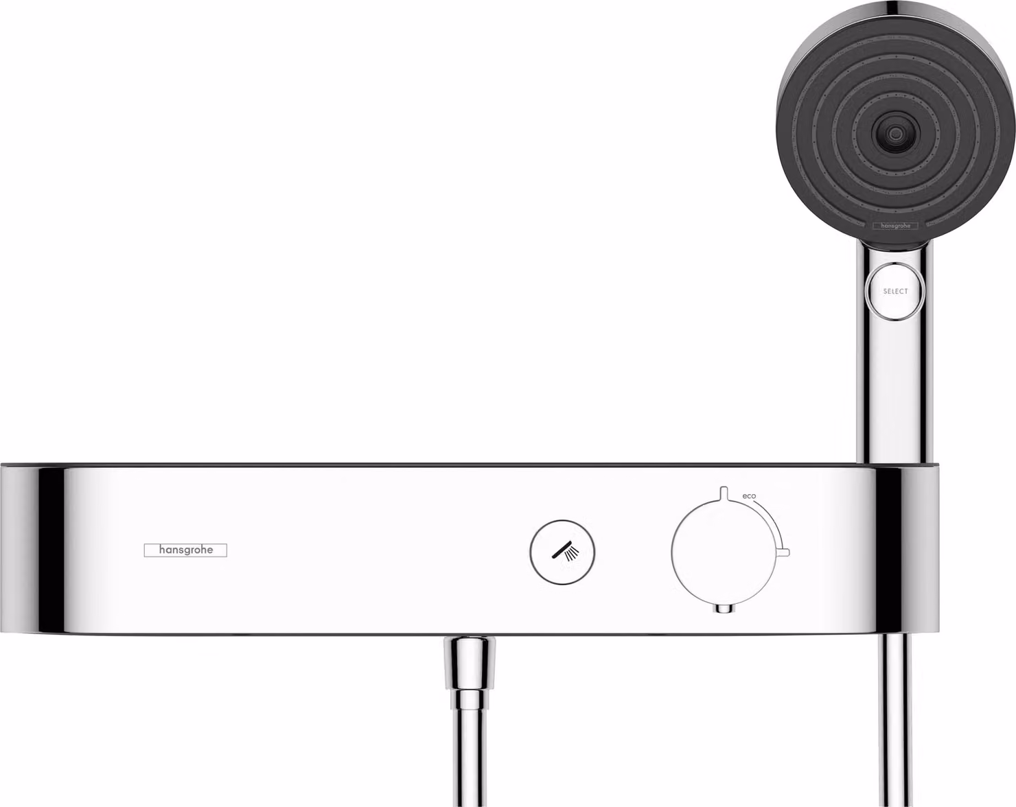 hansgrohe ShowerTablet Select thermostat de douche 400, apparent, 24360000, 24360000