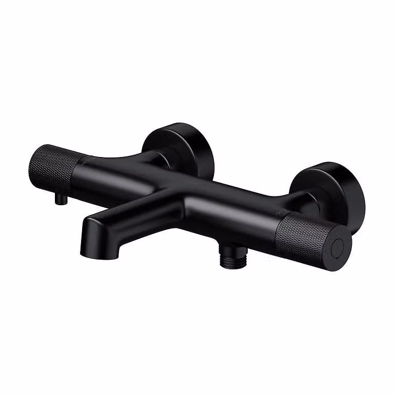 Miscelatore Termostatico Per Vasca Da Bagno A Parete Zen Di Cersanit, Nero (S951-566)