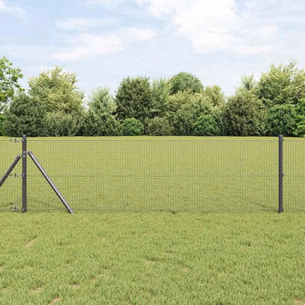 Maison Exclusive - Recinzione a pannelli a doppia onda, grigia, 5000 x 80 cm