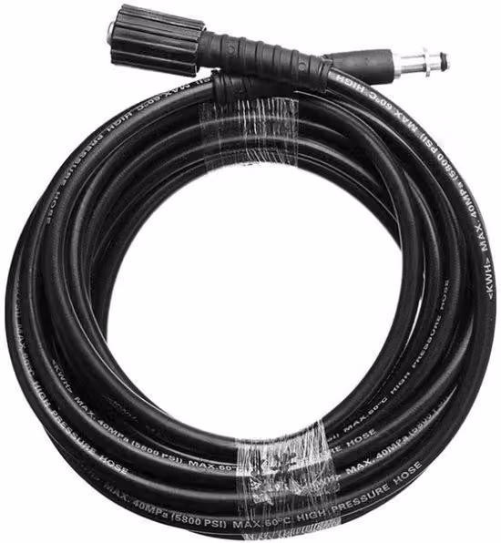 Tubo alta pressione Cosensi, 8 metri - Compatibile con i modelli Karcher K2/K3/K4/K5/K7 - Attacco M14/M22 - Pressione massima: 160 bar - Materiale resistente