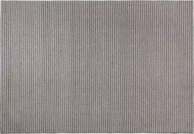 Tappeto Beliani Grigio Moderno in Lana e Poliestere Rettangolare L: 140 cm x P: 200 cm – 1