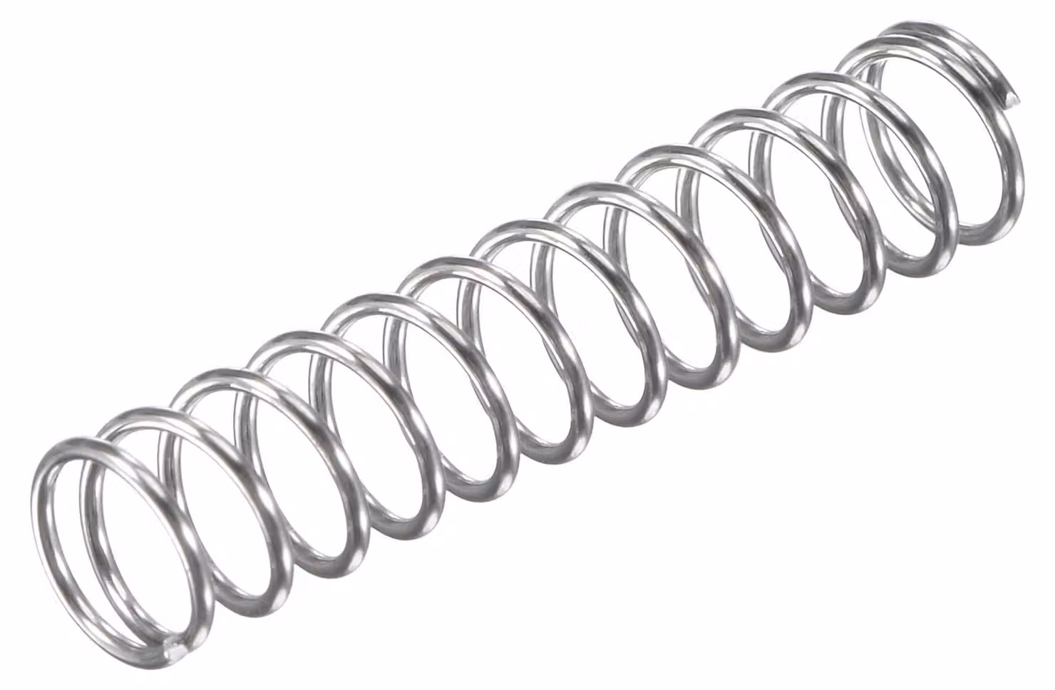 Molla a compressione, 8x0,8 mm, confezione da 30 pezzi, acciaio inossidabile 304
