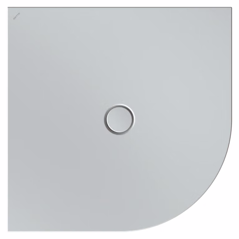 BetteFloor Corner receveurs de douche quart de cercle avec BetteGlasur Plus, 1000x1000mm, 5451-002PLUS, 5451-002PLUS