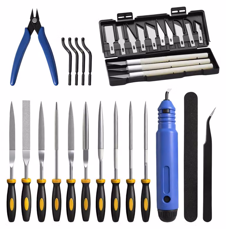 Kit di utensili per stampanti 3D, set professionale da 32 pezzi