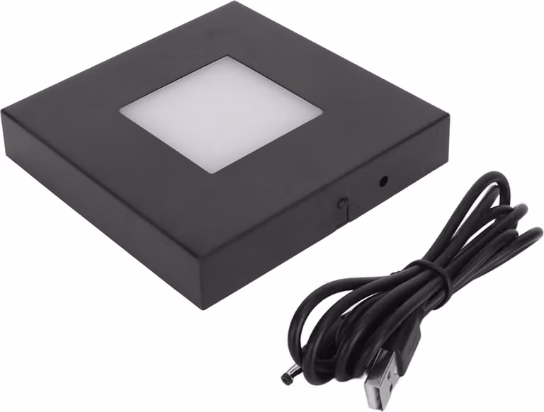 Base leggera e colorata, modalità multiple di visualizzazione della lampada LED luminosa per l'artigianato in vetro cristallo 3D