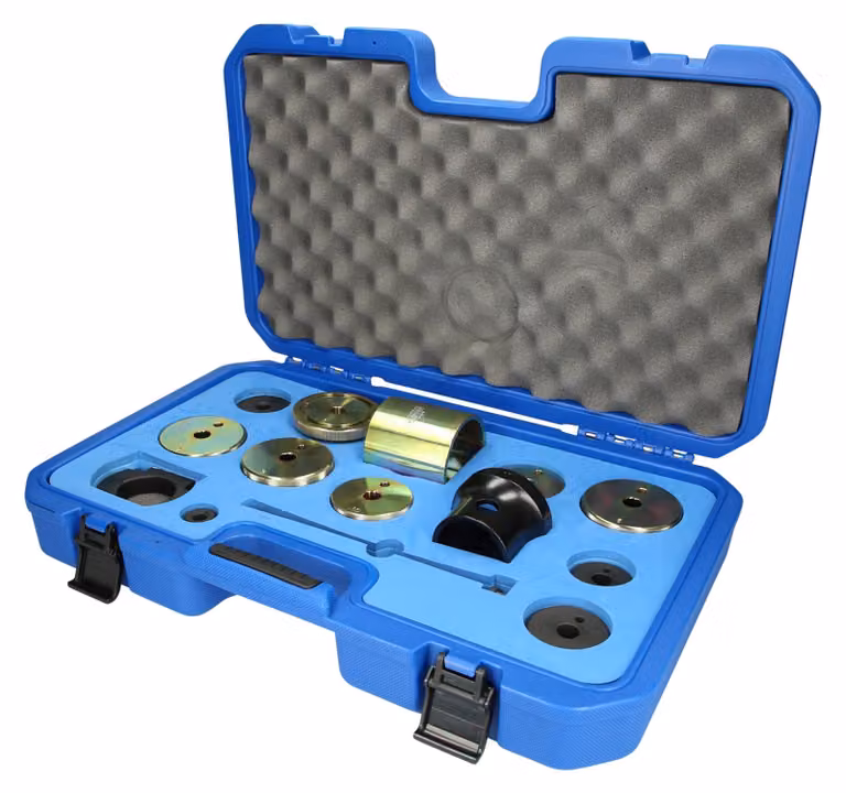 KS TOOLS Set di utensili per cuscinetti silenziosi per Mercedes 14 pezzi - 150.9780