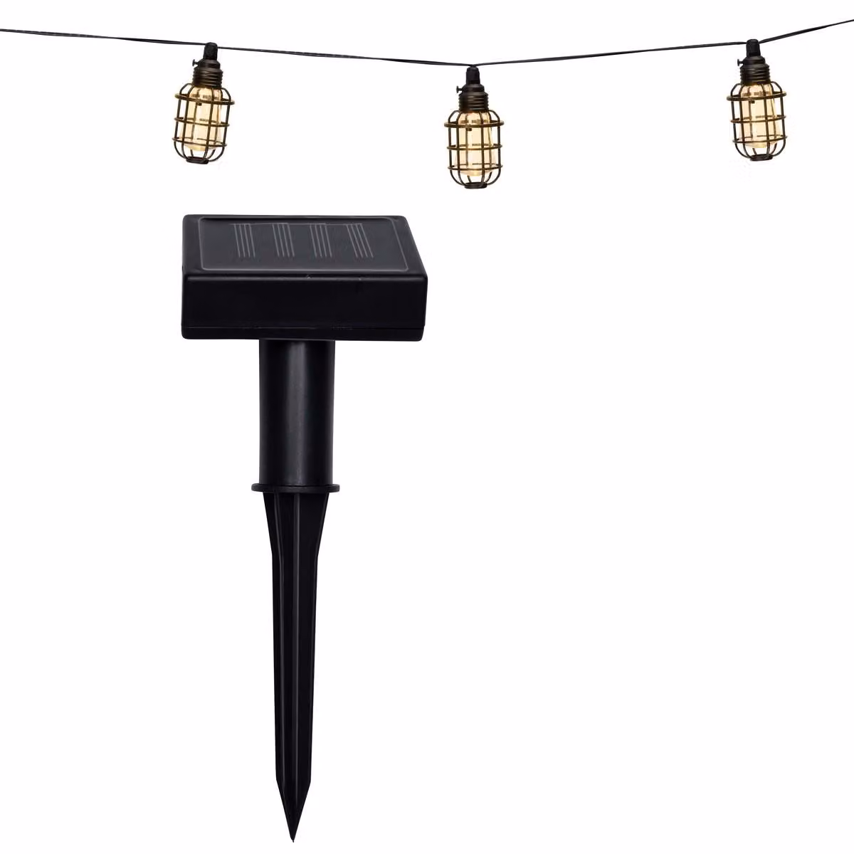 Grundig luci solari da giardino 10 lanterne LED 12 lumen luce bianca calda incl. pannello solare durata della batteria 86 ore nero