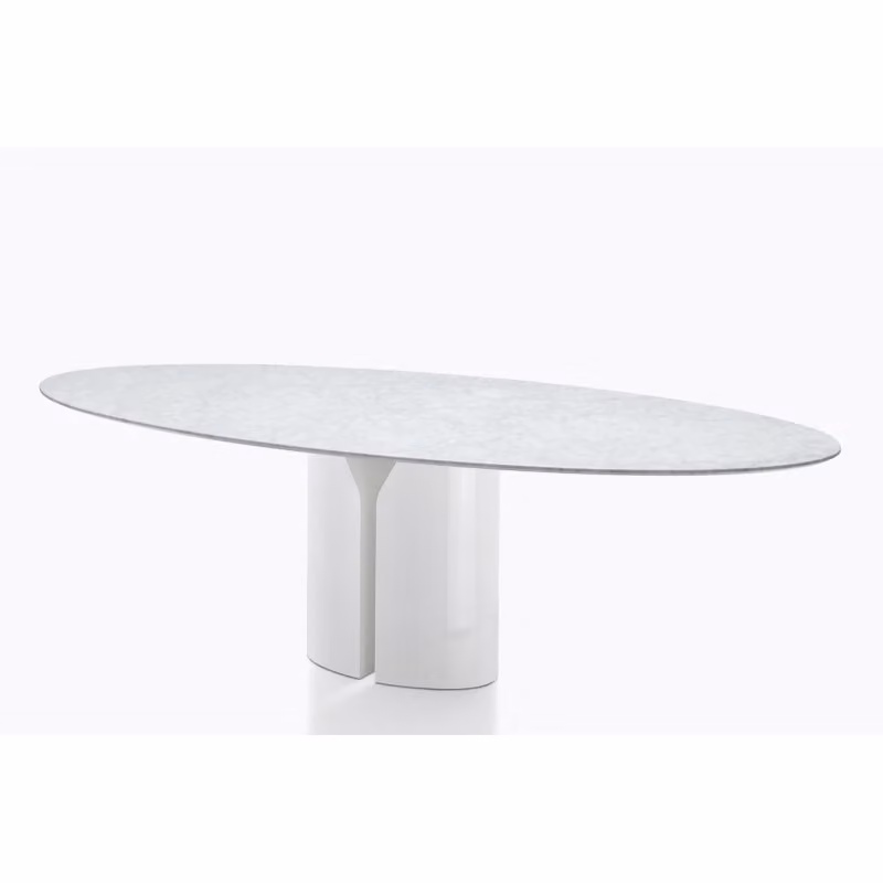 Tavolo NVL Table MDF Italia piano in marmo