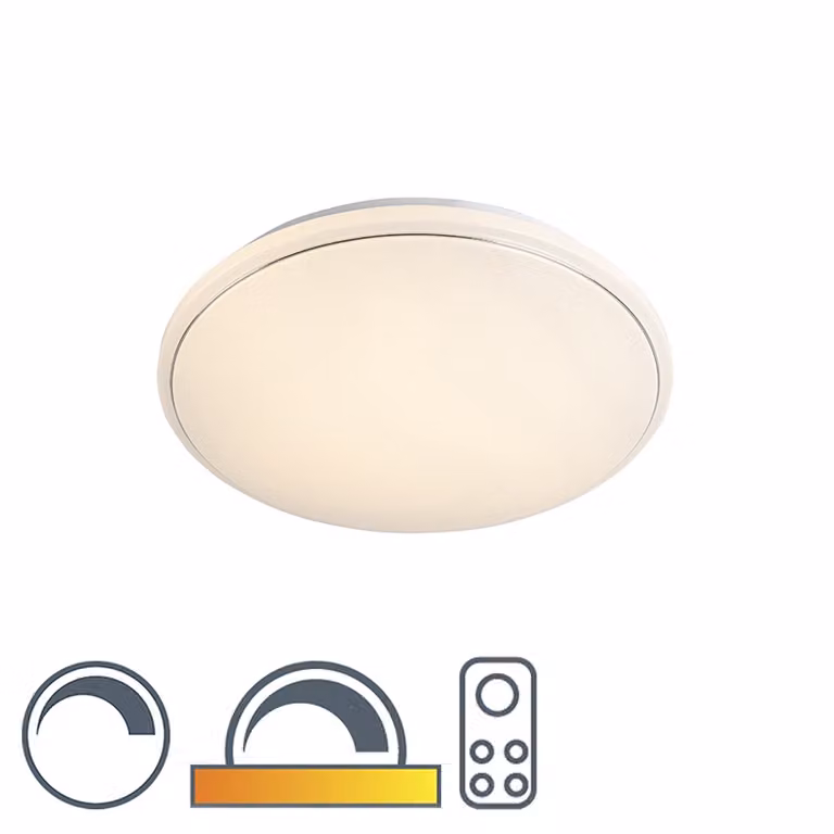 Plafoniera a LED con numerose funzioni ed effetto stella