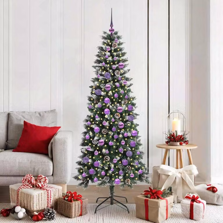 Maison Exclusive - Albero di Natale artificiale verde 180 cm PVC, plastica e acciaio