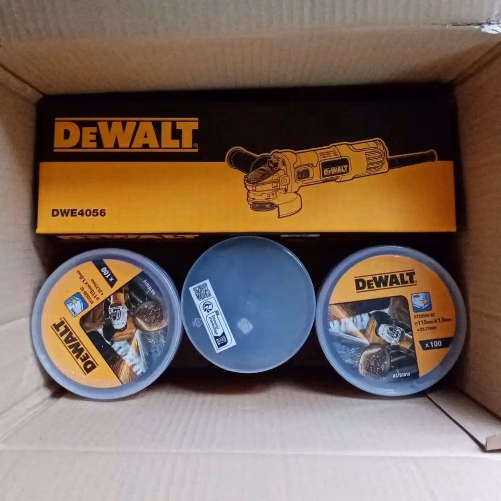 Smerigliatrice DeWalt da 800W gialla con 300 dischi da 115mm in omaggio – 2