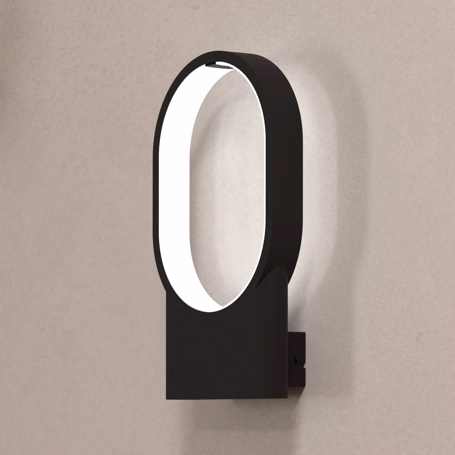 EGLO Applique da parete a LED Codriales, Nero, Soggiorno / Sala da pranzo, Alluminio, Moderno, Applique a LED