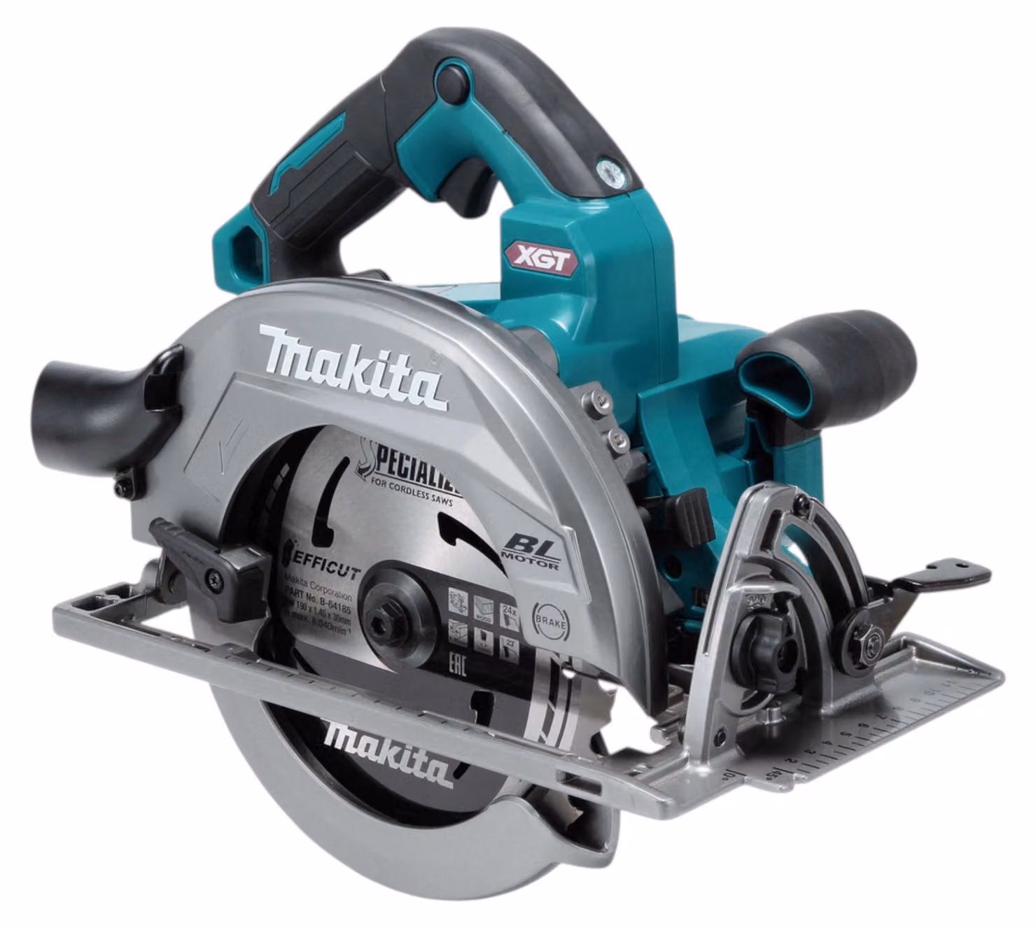 Sega circolare portatile a batteria Makita HS 003 GZ 40 V max. 190 mm Brushless Solo - senza batteria, senza caricabatterie