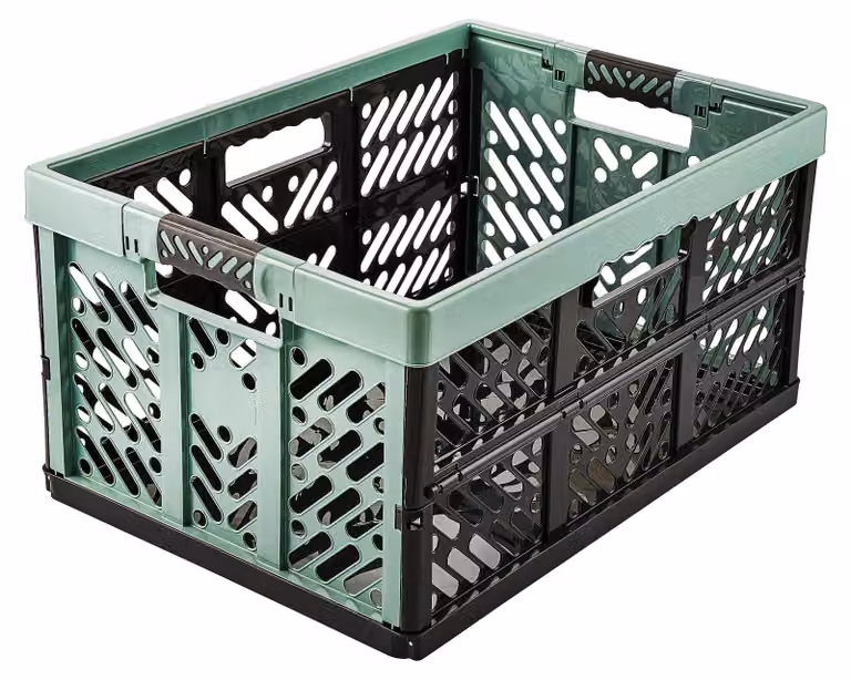 keeeper 1029731500000 keeeper professional box pieghevole "ben", 45 litri, verde nordico
