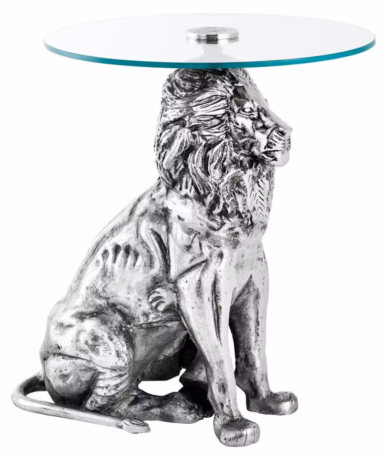 Tavolino da 60 cm, design argento, moderno, per soggiorno - ACQUISTA ORA