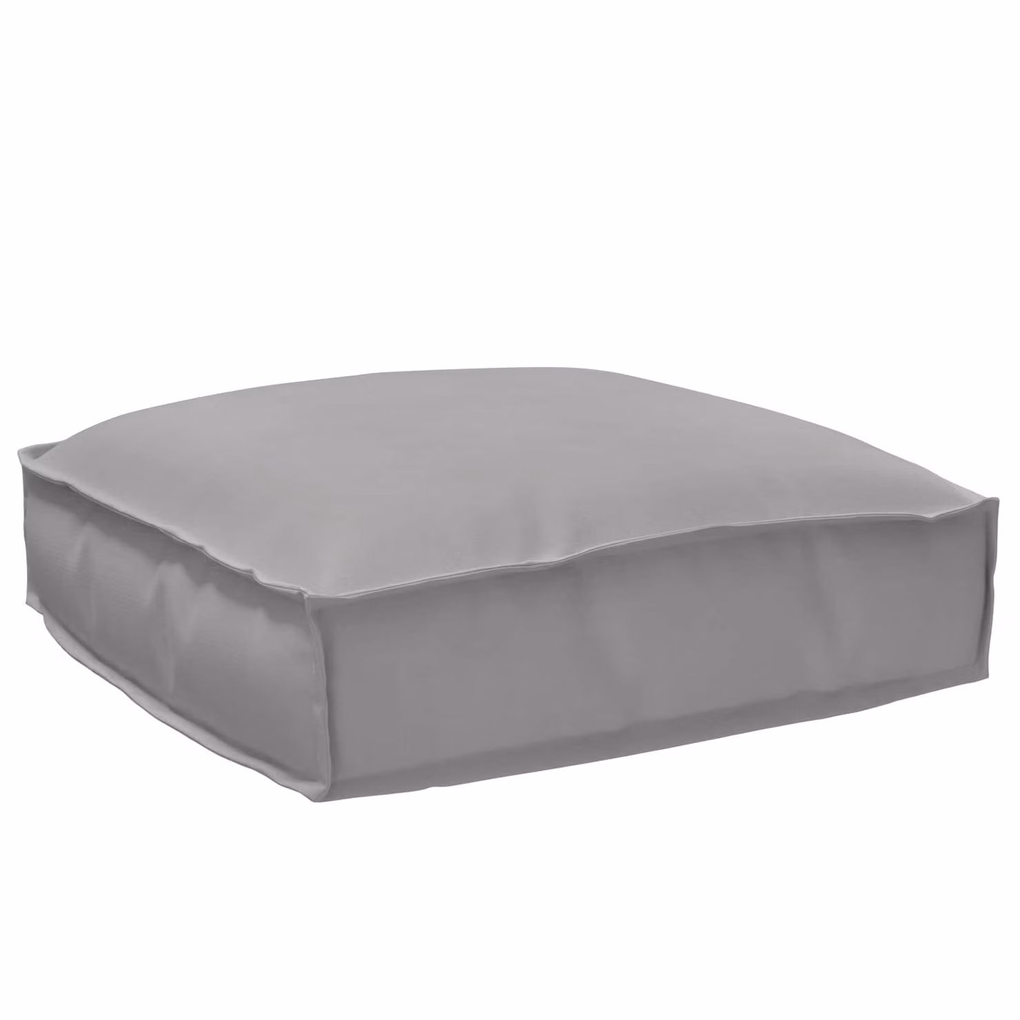 Cuscino quadrato vidaXL in tessuto Oxford grigio, idrorepellente, L 50 x P 50 x H 12 cm