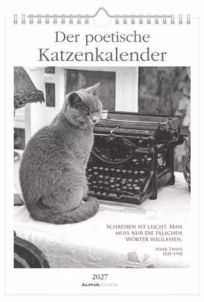 Il calendario poetico dei gatti 2027