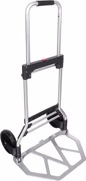 Carrello trasportabile pieghevole - 42 x 28 x 97 cm - trasportabile e massimo 100 kg - con piegatura automatica e maniglia estensibile