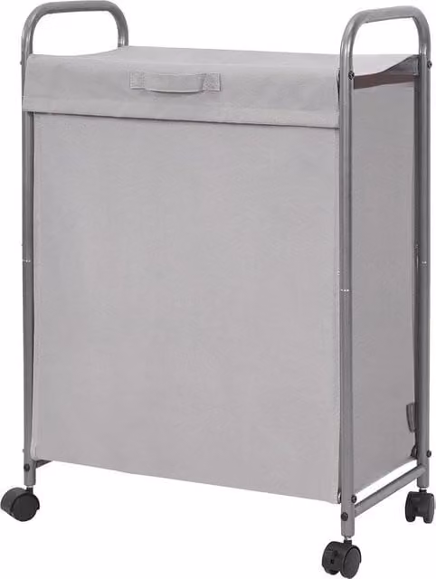 Asciugatrice verticale con coperchio - 85 litri - asciugatrice con ruote - separatore di acqua - compatta - grigio
