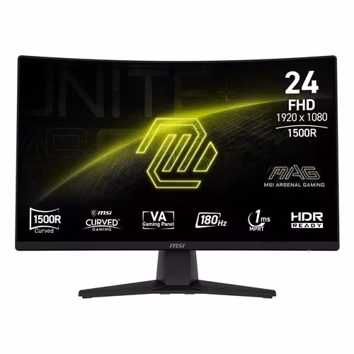 Monitor Gaming Curvo MSI MAG 242C da 23,6 pollici Full-HD 180Hz Nero – 2