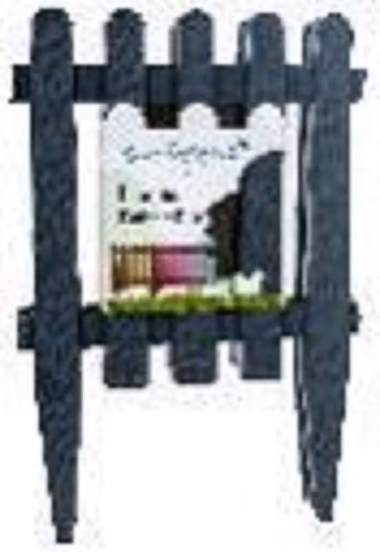 Set di recinzione Tuinomheining, 4 pezzi - Nero - 160 cm