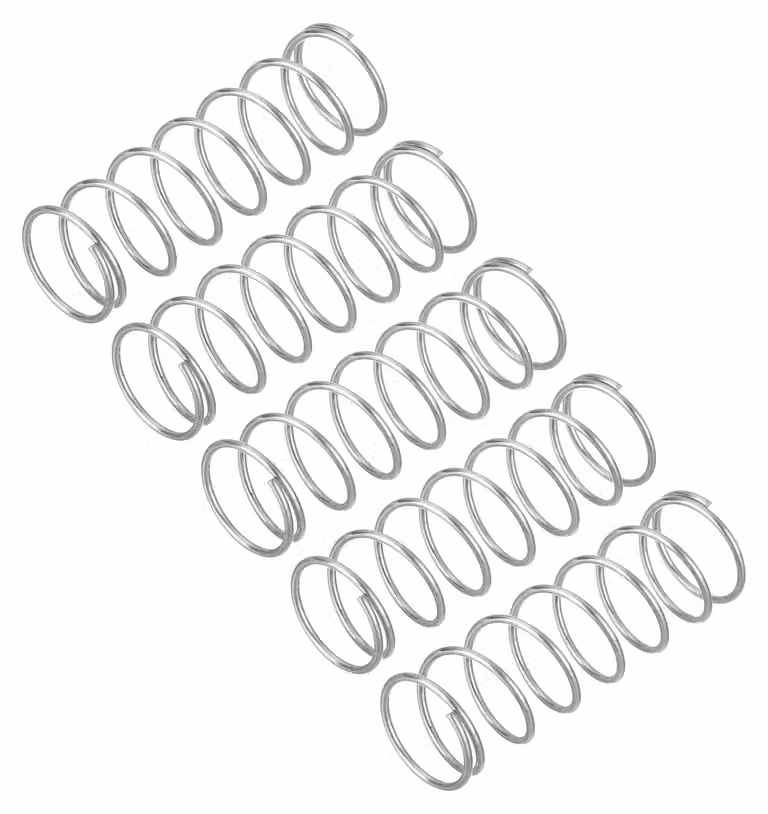 Molle a compression, 15 pezzi, 0,7 mm x 10 mm x 30 mm, acciaio inossidabile 304