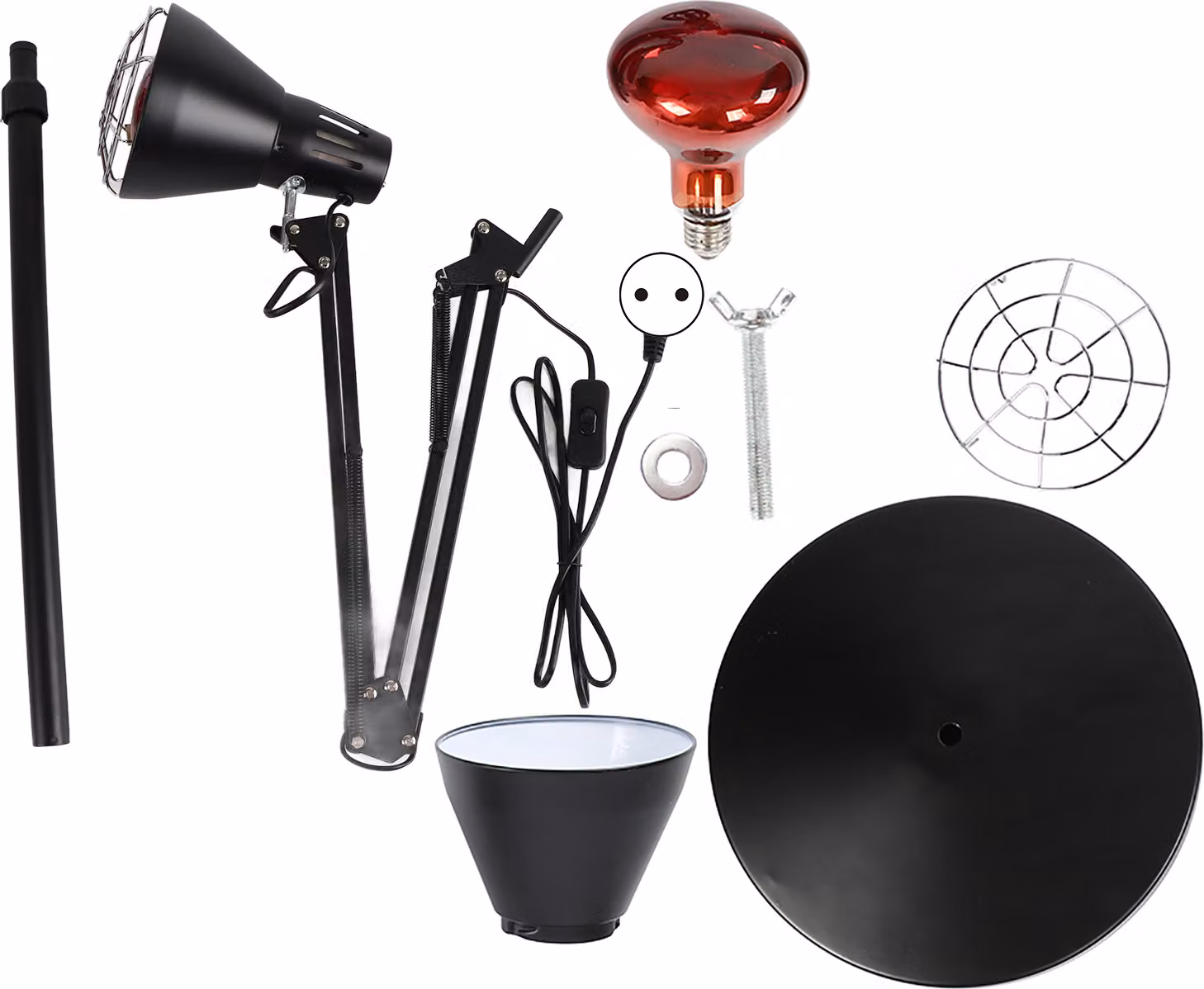 Lampada a piantana per terapia a luce infrarossa, dolori muscolari, sollievo dal freddo, temperatura costante, spina UE, 220 V