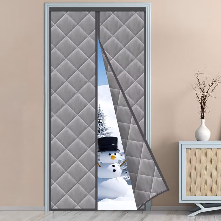 Tenda termica magnetica, 120x230 cm, opaca, con sistema di fissaggio a strappo, resistente al vento